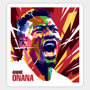 Andre Onana Illustration Sticker